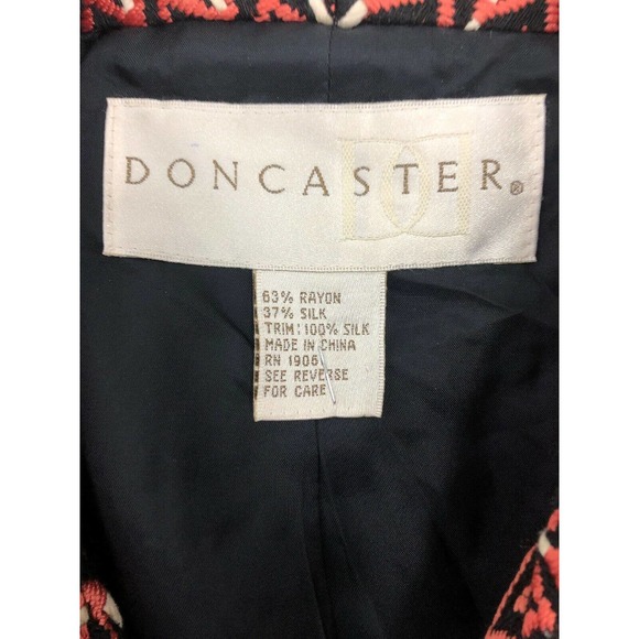 Doncaster Zigzag Stripe Button Up Blazer Jacket 6 - Picture 8 of 9